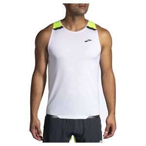 Brooks Run Visible Ta Sleeveless T-shirt Blanc M Homme - Publicité