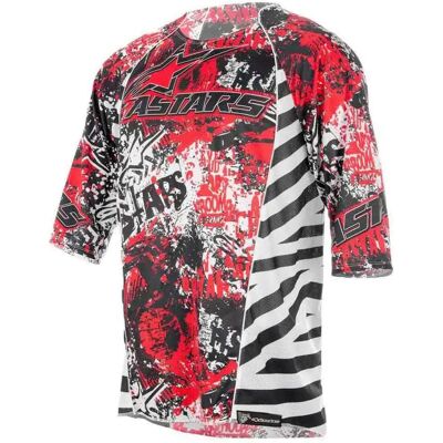 Alpinestars Gravity S Jersey Rouge - Publicité Alpinestars Gravity S Jersey Rouge - Publicité