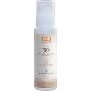 Eq Crème Solaire Tinted Sun Milk Spf50 100ml Bio Cosmos - Publicité Eq Crème Solaire Tinted Sun Milk Spf50 100ml Bio Cosmos - Publicité