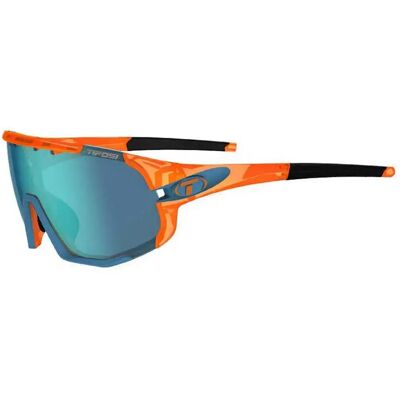 Tifosi Lunettes De Soleil Sledge Clarion Interchangeable Crystal Orange Clarion Blue/CAT3 + AC Red/CAT2 + Clear/CAT0 - Publicité Tifosi Lunettes De Soleil Sledge Clarion Interchangeable Crystal Orange Clarion Blue/CAT3 + AC Red/CAT2 + Clear/CAT0 - Publicité