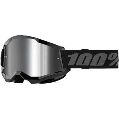 100percent Lunettes Strata 2 Black Mirror Silver Lens/CAT3 - Publicité 100percent Lunettes Strata 2 Black Mirror Silver Lens/CAT3 - Publicité