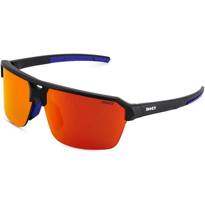 Sinner Lunettes De Soleil Bolt Matte Black / Blue Black Red Oil/CAT3 - Publicité Sinner Lunettes De Soleil Bolt Matte Black / Blue Black Red Oil/CAT3 - Publicité