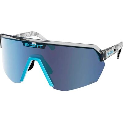 Scott Lunettes De Soleil Sport Shield Black Neon Blue Amplifier Beryl Blue Chrome/CAT3 - Publicité Scott Lunettes De Soleil Sport Shield Black Neon Blue Amplifier Beryl Blue Chrome/CAT3 - Publicité