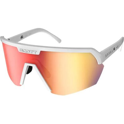 Scott Lunettes De Soleil Sport Shield White Matt Amplifier Lavender Chrome/CAT3 - Publicité Scott Lunettes De Soleil Sport Shield White Matt Amplifier Lavender Chrome/CAT3 - Publicité