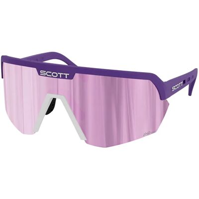 Scott Lunettes De Soleil Sport Shield Vibrant Purple AMP Lavender Chrome/CAT3 - Publicité Scott Lunettes De Soleil Sport Shield Vibrant Purple AMP Lavender Chrome/CAT3 - Publicité