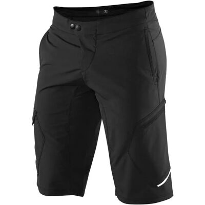 Shorts RideCamp 100% - Noir - Baggy - Publicité Shorts RideCamp 100% - Noir - Baggy - Publicité
