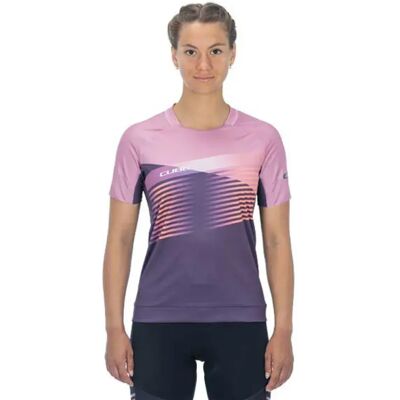 Cube Maillot Enduro Manches Courtes Teamline Violet / Rose XL - Publicité Cube Maillot Enduro Manches Courtes Teamline Violet / Rose XL - Publicité