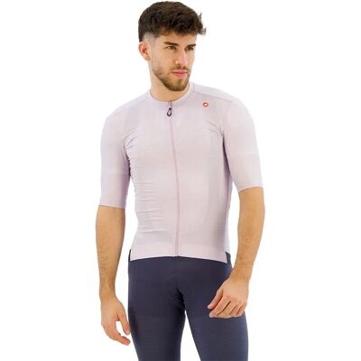 Maillot Castelli Espresso à manches courtes - SS25 - Brume violette / Gris foncé - Maillot cyclisme - Publicité Maillot Castelli Espresso à manches courtes - SS25 - Brume violette / Gris foncé - Maillot cyclisme - Publicité