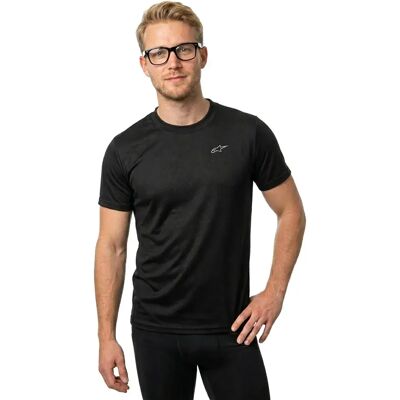 Maillot à manches courtes A-Dura Dri Wool d'Alpinestars - Noir - VTT - Publicité Maillot à manches courtes A-Dura Dri Wool d'Alpinestars - Noir - VTT - Publicité