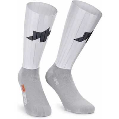 Chaussettes Assos RSR Speed S11 blanc/gris - 36-38 - Publicité Chaussettes Assos RSR Speed S11 blanc/gris - 36-38 - Publicité