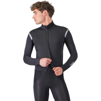 Castelli Veste Perfetto Ros 3 Black / Grey Silver L - Publicité Castelli Veste Perfetto Ros 3 Black / Grey Silver L - Publicité
