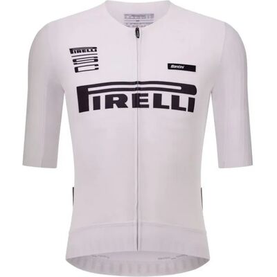 Santini Maillot à Manches Courtes Pirelli Sport Club Fast - Publicité Santini Maillot à Manches Courtes Pirelli Sport Club Fast - Publicité