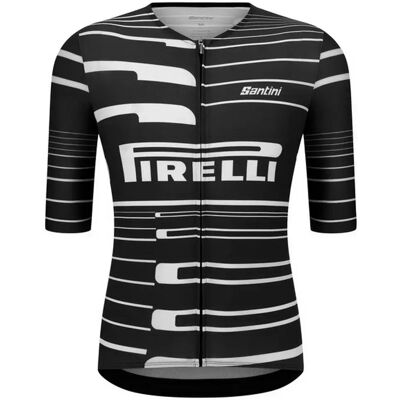 Santini Maillot à Manches Courtes Pirelli Sport Club - Publicité Santini Maillot à Manches Courtes Pirelli Sport Club - Publicité