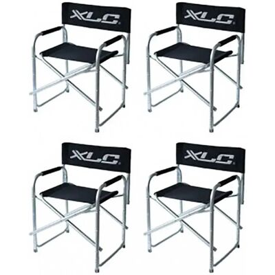 Xlc Chaises 4 Black One Size - Publicité Xlc Chaises 4 Black One Size - Publicité