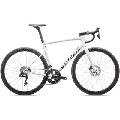 Specialized Vélo De Route Tarmac Sl8 Expert Ultegra Di2 2025 White / Fine Metallic Black 52 - Publicité Specialized Vélo De Route Tarmac Sl8 Expert Ultegra Di2 2025 White / Fine Metallic Black 52 - Publicité