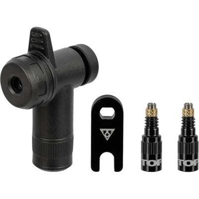 Topeak Adaptateur De Vanne Turboflow Rapidhead Black One Size - Publicité Topeak Adaptateur De Vanne Turboflow Rapidhead Black One Size - Publicité