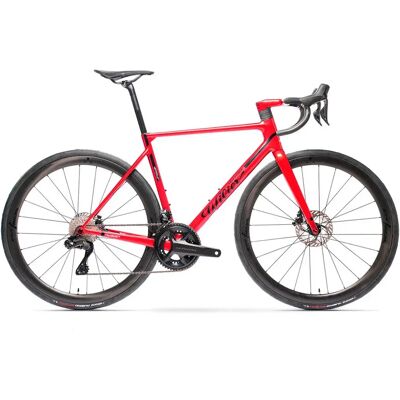 Wilier Vélo De Route Verticale Slr Swr40 Ultegra Di2 Velvet Red Glossy Dark S - Publicité Wilier Vélo De Route Verticale Slr Swr40 Ultegra Di2 Velvet Red Glossy Dark S - Publicité