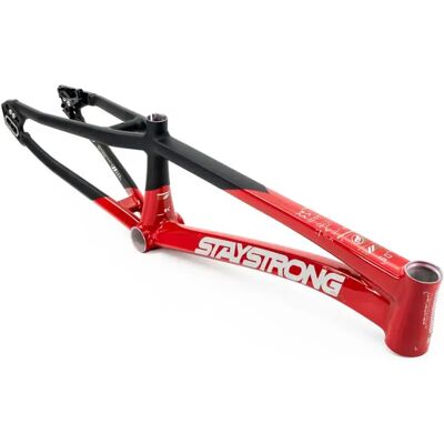Stay Strong Cadre De Bmx For Life V5 2025 Red / Black Pro 4XL - Publicité Stay Strong Cadre De Bmx For Life V5 2025 Red / Black Pro 4XL - Publicité