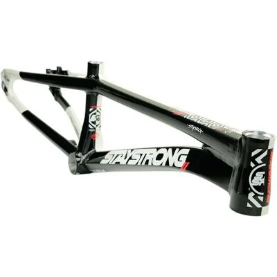 Stay Strong Cadre De Bmx For Life V5.1 Black / White Cruiser Pro 2XL - Publicité Stay Strong Cadre De Bmx For Life V5.1 Black / White Cruiser Pro 2XL - Publicité