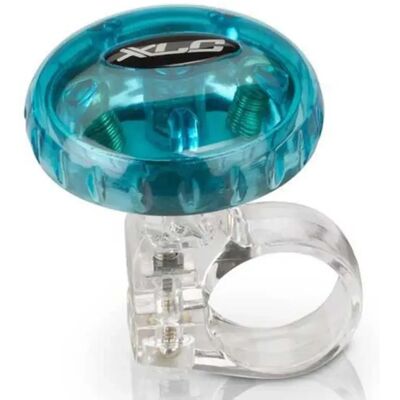 Cloche de Vélo Xlc M12 - Transparente, Bleu, Ø36mm - Publicité Cloche de Vélo Xlc M12 - Transparente, Bleu, Ø36mm - Publicité