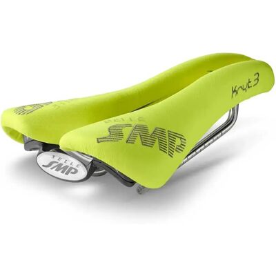 Selle SMP KRT3 Selle de Route Course - Jaune Fluo - 132mm Large - Publicité Selle SMP KRT3 Selle de Route Course - Jaune Fluo - 132mm Large - Publicité