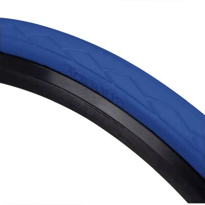 Pneu Tannus Semi Slick Hard 700x28 Bleu - Publicité Pneu Tannus Semi Slick Hard 700x28 Bleu - Publicité