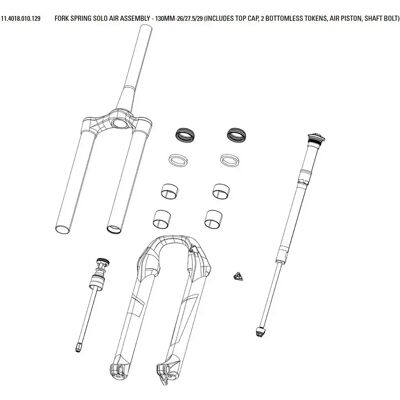 Fourche à air Rock Shox Revelation 140mm - Suspension VTT - Publicité Fourche à air Rock Shox Revelation 140mm - Suspension VTT - Publicité