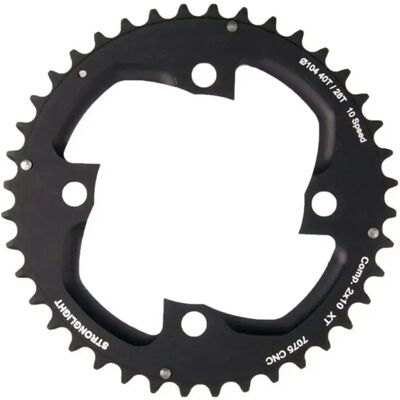 Plateau Shimano M785 2x10 VTT - Noir - Publicité Plateau Shimano M785 2x10 VTT - Noir - Publicité