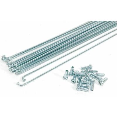 Bikenos - Raggi 190x2mm - Galvanisé - Spokes - Publicité Bikenos - Raggi 190x2mm - Galvanisé - Spokes - Publicité