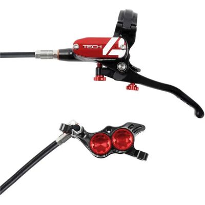 Frein à disque hydraulique Hope Tech 4 E4 - Noir / Rouge - 1700mm - VTT - Publicité Frein à disque hydraulique Hope Tech 4 E4 - Noir / Rouge - 1700mm - VTT - Publicité