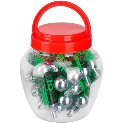 Syncros - CO2 25G Threaded - Argent - Cartouche CO2 - Publicité Syncros - CO2 25G Threaded - Argent - Cartouche CO2 - Publicité