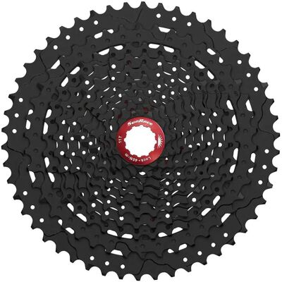 Sunrace MX80 Cassette - 11 Vitesses - Noir - VTT - Publicité Sunrace MX80 Cassette - 11 Vitesses - Noir - VTT - Publicité