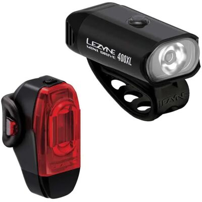 Lezyne Mini Drive 400XL KTV Drive+ Ensemble de lumières LED pour vélo - Noir / Kit lumineux / Rechargeable - Publicité Lezyne Mini Drive 400XL KTV Drive+ Ensemble de lumières LED pour vélo - Noir / Kit lumineux / Rechargeable - Publicité