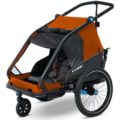 Remorque de Vélo pour Enfants Cube Double Kids Actionteam - Publicité Remorque de Vélo pour Enfants Cube Double Kids Actionteam - Publicité