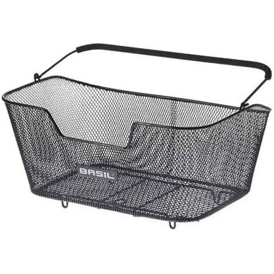 Panier de vélo Basil Base M - 26L, Noir, Système WSL - Accessoire Vélo - Publicité Panier de vélo Basil Base M - 26L, Noir, Système WSL - Accessoire Vélo - Publicité