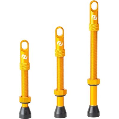 Valve Tubeless Syncros Orange 60mm - Valve sans chambre - Publicité Valve Tubeless Syncros Orange 60mm - Valve sans chambre - Publicité