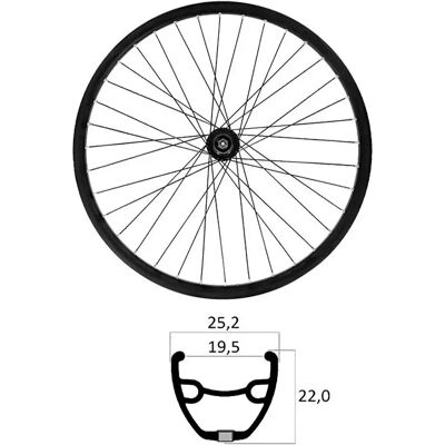 Mvtek Roue Arrière De Vtt E-bike 29´´ 6b Disc Tubeless - Publicité Mvtek Roue Arrière De Vtt E-bike 29´´ 6b Disc Tubeless - Publicité