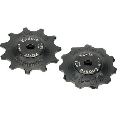 Ensemble de galets Enduro Bearings XD-15 - Shimano 11V - Noir - Publicité Ensemble de galets Enduro Bearings XD-15 - Shimano 11V - Noir - Publicité