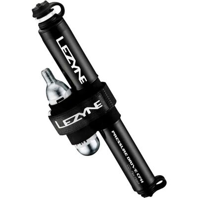 Pompe à Main Lezyne Pressure Drive CFH - Noire - Pompe Vélo - Publicité Pompe à Main Lezyne Pressure Drive CFH - Noire - Pompe Vélo - Publicité