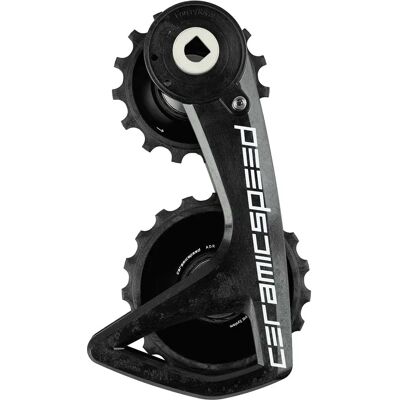 Ceramicspeed Système De Galets De Dérailleur Ospw Rs Alpha Carbon 12s Force/rival E1 Axs - Publicité Ceramicspeed Système De Galets De Dérailleur Ospw Rs Alpha Carbon 12s Force/rival E1 Axs - Publicité