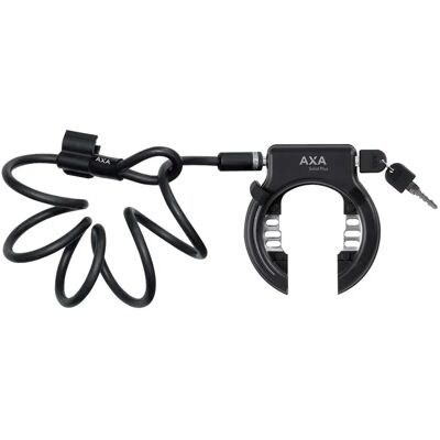 AXA Cadenas De Cadre De Vélo Solid Plus Az + Newton 150 Plug-in - Publicité AXA Cadenas De Cadre De Vélo Solid Plus Az + Newton 150 Plug-in - Publicité