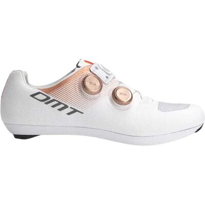 Chaussures DMT KR0 EVO Blanc Marron - Performance sur route - Publicité Chaussures DMT KR0 EVO Blanc Marron - Performance sur route - Publicité