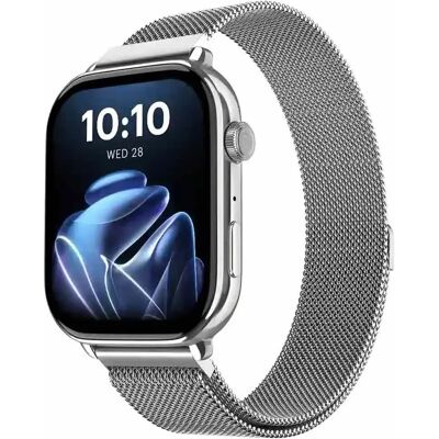 Noise Montres Connectée Pulse 4 Max Silver One Size - Publicité Noise Montres Connectée Pulse 4 Max Silver One Size - Publicité