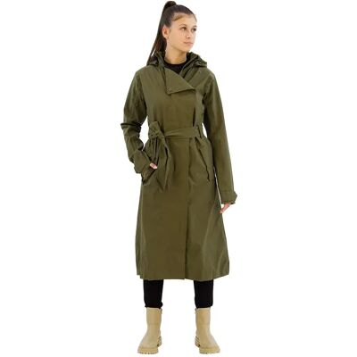 Trench de cyclisme vert AGU XS - Imperméable et respirant - Publicité Trench de cyclisme vert AGU XS - Imperméable et respirant - Publicité