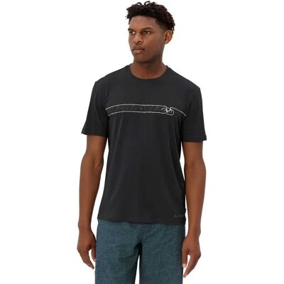 Vaude V Zwart S - T-Shirt - Publicité Vaude V Zwart S - T-Shirt - Publicité