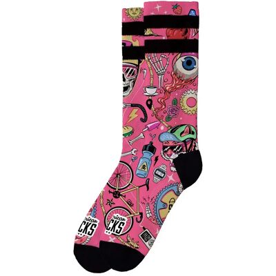 American Socks Chaussettes Longues Cycling Beast - Publicité American Socks Chaussettes Longues Cycling Beast - Publicité