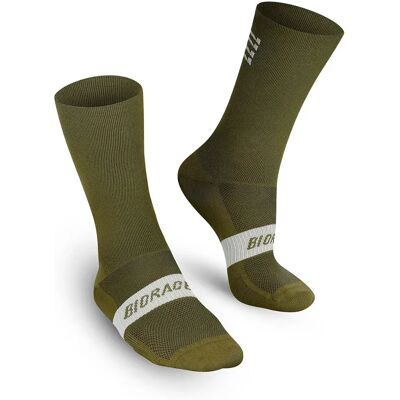 Bioracer Chaussettes Classic Knitted Olive EU 45-47 - Publicité Bioracer Chaussettes Classic Knitted Olive EU 45-47 - Publicité