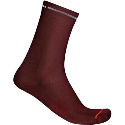 Castelli Chaussettes Premio Evo 18 Dark Bordeaux EU 44-47 - Publicité Castelli Chaussettes Premio Evo 18 Dark Bordeaux EU 44-47 - Publicité