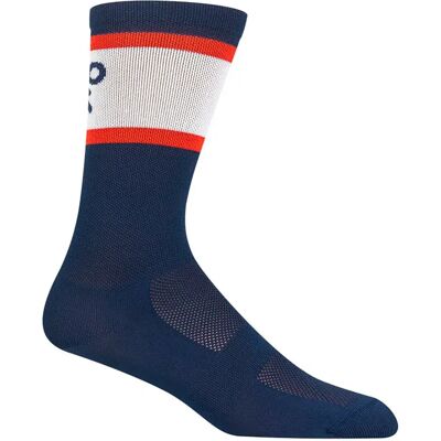 Giro Chaussettes Comp Racer High Rise Navy Blue / White EU 46-48 - Publicité Giro Chaussettes Comp Racer High Rise Navy Blue / White EU 46-48 - Publicité