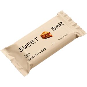 Barre d'avoine sans gluten Santa Madre Tarte aux carottes - Snack énergétique - Publicité Barre d'avoine sans gluten Santa Madre Tarte aux carottes - Snack énergétique - Publicité